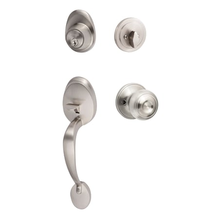 Sure-Loc Hardware Sure-Loc Hardware Alta Handleset, Juniper Handleset Trim, Satin Nickel AT507-JN 15